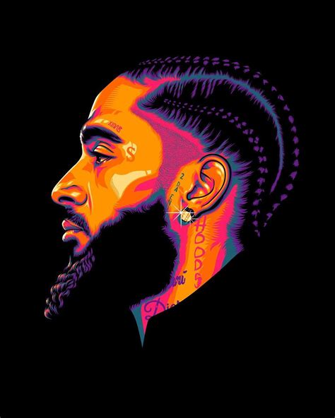Nipsey hussle cartoon art canvas poster wall art decor print picture paintings for living room bedroom decoration frame：12×12inch(30×30cm): Marjun Lazarte on Instagram: "Nipsey Hussle #nipseyhussle ...