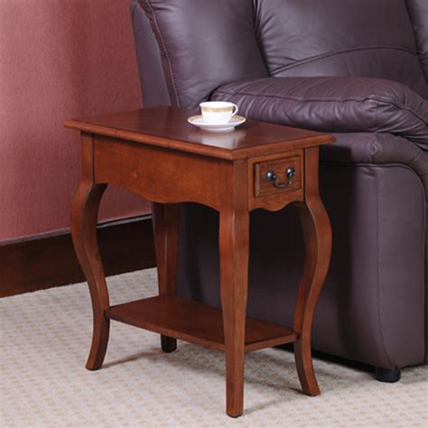 Great savings & free delivery / collection on many items. Leick Chairside Small End Table-Brown Cherry Finish
