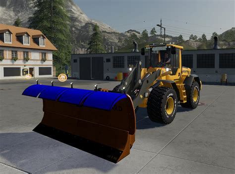 Mod Snowplow Wheelloader V10 Farming Simulator 22 Mod Ls22 Mod