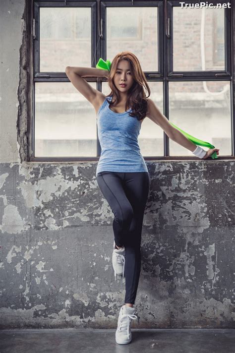 True Pic Korean Beautiful Model An Seo Rin Fitness Fashion