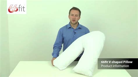 On inquiry, they received an interesting answer. V Shaped Pillow - 66fit - YouTube