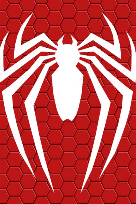 640x960 Spiderman Ps4 Logo Iphone 4 Iphone 4s Hd 4k Wallpapers Images