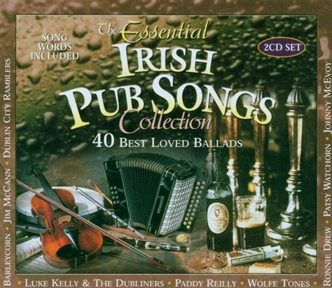 The Essential Irish Pub Songs Collection Various Artists Cd Cdworldie
