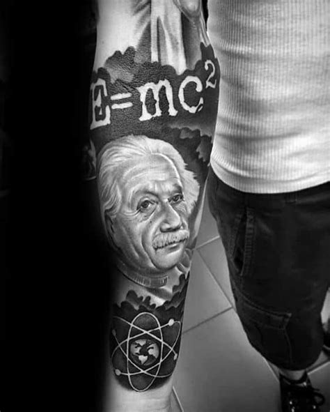 50 Albert Einstein Tattoo Designs For Men Theoretical Physicist Ink Ideas