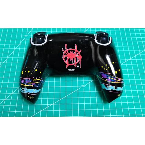 Spider Man Miles Morales Custom Hand Painted Ps5 Controller Etsy Uk
