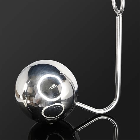 Stainless Steel Giant Ball Anal Hook Metal Butt Plug Anus Putty Slave