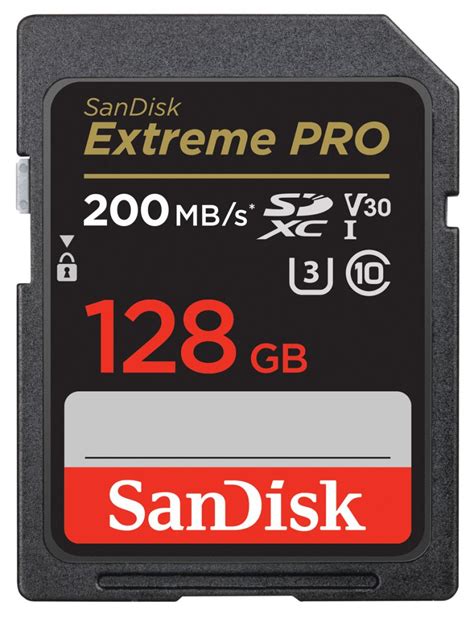 Tarjeta De Memoria Sd Sandisk Extreme Pro 128gb Almacén Metrocamaras