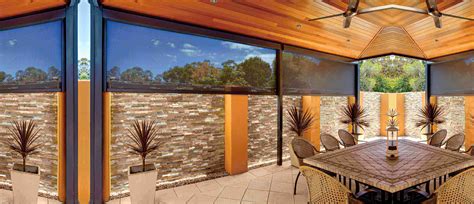 Awnings with custom outdoor roller shades. Zipscreen outdoor shades are the ultimate external shade ...