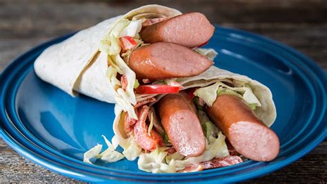 Wrap With Sausage And Cabbage Food Sausage Bariatric