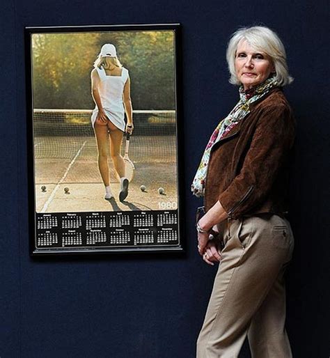Athena Tennis Girl Poses Next To Cheeky Poster 35 Years On Mirror Online