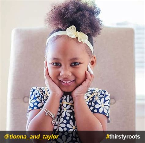 20 Cute Natural Hairstyles For Little Girls