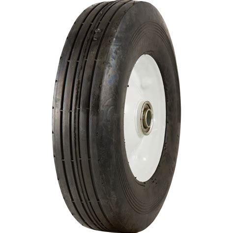 Marathon Tires Flat-Free Semi-Pneumatic Tire — 5/8in. Bore, 10 x 2.75in. | Northern Tool + Equipment