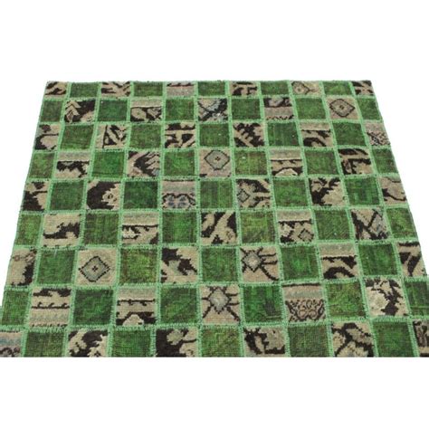 Yesemek klassisch teppich kurzflor grün beige floral design. Patchwork Teppich Grün Beige in 160x110 (1001-167136 ...