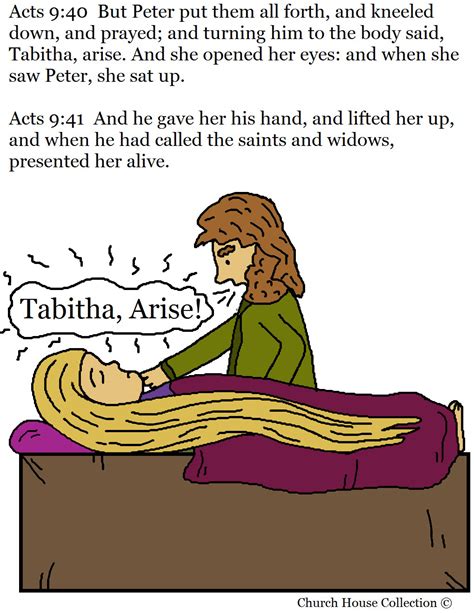 Free abraham praying cliparts, download free clip art. Peter Raises Tabitha From The Dead Coloring Page