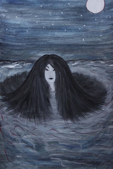 Japanese Horror Painting By Marina Vatsco Pixels