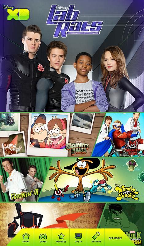 Watch the latest releases, original series and movies, classic films, throwback. Disney XD - watch now! APK Download - Free Entertainment ...
