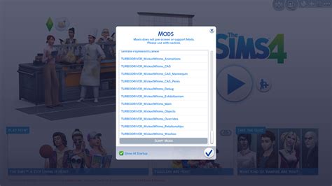 Wicked Whims Mod Shows Up On The Cc List But Wont Work In The Game