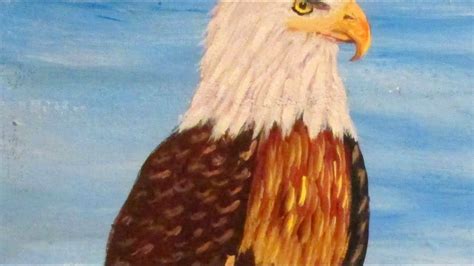 How To Paint An Easy Eagle Acrylic Painting For Beginners Lesson 1