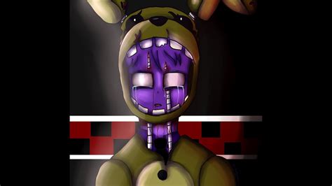 Draw the fun and easy way. FNAF3 SpeedPaint: Purple guy's death - YouTube