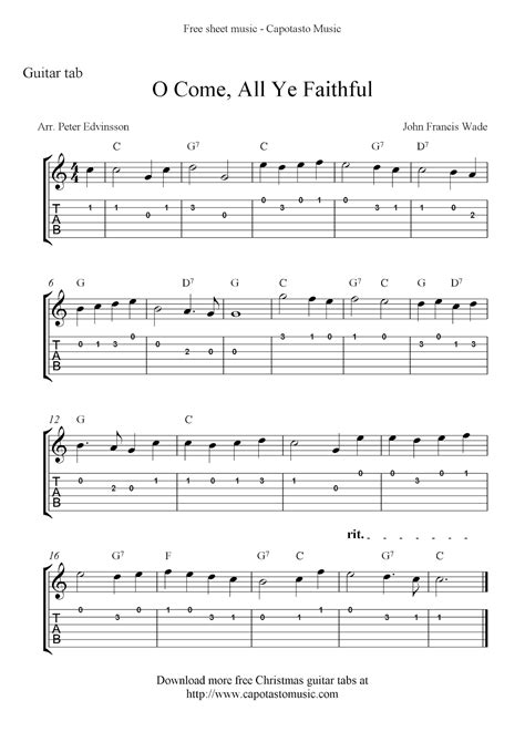 Free Easy Bass Guitar Tab Sheet Music Auld Lang Syne Free Printable