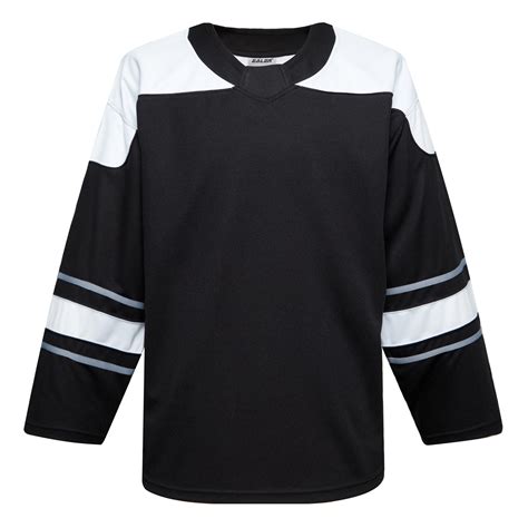 H900 Ef062 Black Blank Hockey Practice Jerseys