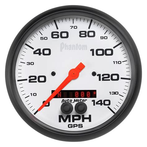 Auto Meter 5881 Phantom Series 5 Gps Speedometer Gauge 0 140 Mph