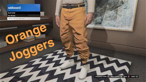 How To Get Orange Joggers In Gta 5 Online Youtube