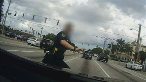 police officer hit by car while chasing suspect in florida latest news videos fox news