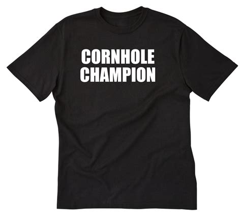 Cornhole Champion T Shirt Cornhole Shirt Cornhole Tee Shirt Etsy