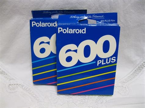 Vintage Polaroid 600 Plus Instant Film 2 Packs Expired