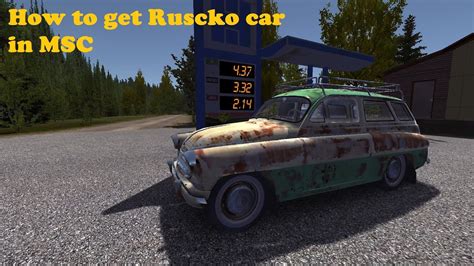 My Summer Car How To Get Ruscko In Msc The Easy And Quick Way Youtube