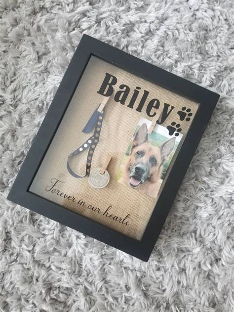 The pet memorial stone is a beautiful way to memorialize your companion. Custom Pet Memorial Shadow Box with Name 8x10 Dog or Cat | Etsy | Custom pet memorials, Pet ...