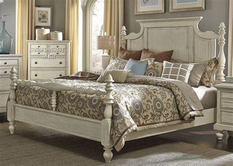 High Country White King Poster Bed From Liberty 697 Br Kps Coleman