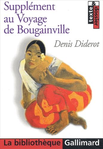 Supplement Au Voyage De Bougainville De Denis Diderot Poche Livre