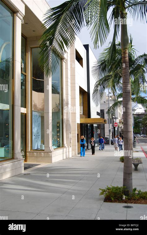 Fashion Stores North Rodeo Drive Beverly Hills Los Angeles