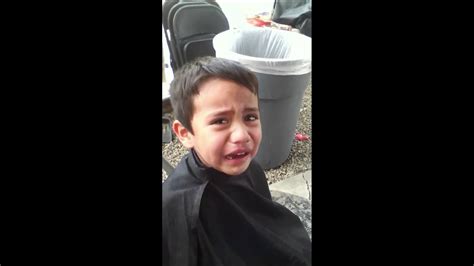 Kid Crying For A Hair Cut Youtube
