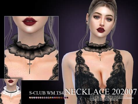 The Sims Resource Necklace 202007 By S Club Sims 4