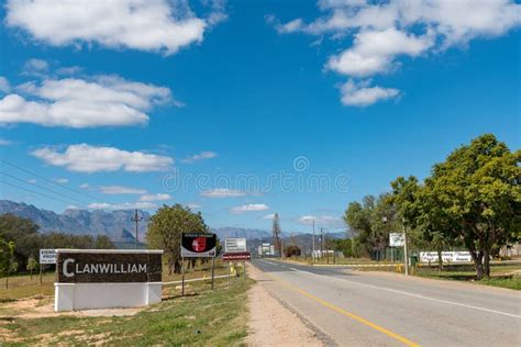 Entrance To Clanwilliam In The Western Cape Province Editorial Photo