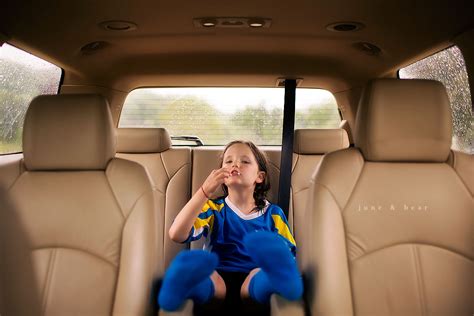 Girl Sitting In The Backseat Of A Car By Kara Orwig Of June And Bear Photography Click Community