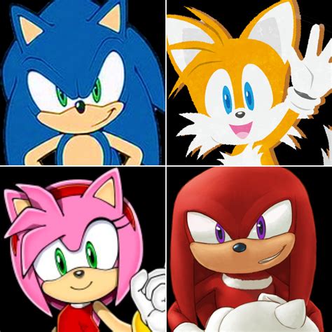 Sonic Tails Amy And Knuckles Sonic The Hedgehog Fan Art My Xxx Hot Girl