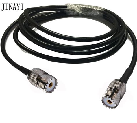 Uhf Female To Uhf Female So239 Connector Rf Coax Coaxial Cable Rg58 50