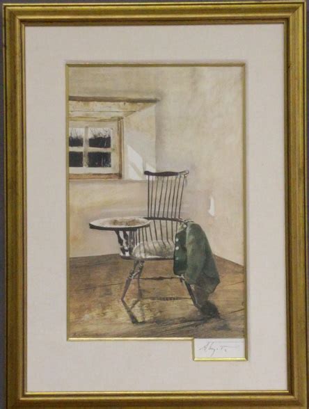 Sold At Auction Andrew Wyeth Andrew Wyeth Hand Signed Print Early