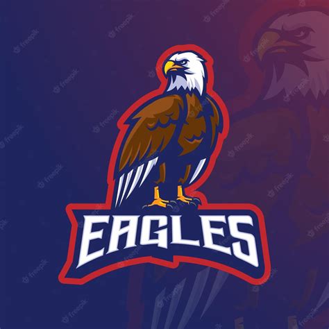 Premium Vector Eagle Mascot Logo Design Illustration Vector