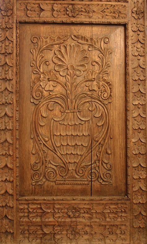 Pair Of Antique Carved Spanish Doors For Sale At 1stdibs