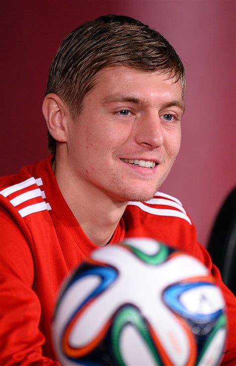 Toni Kroos Looks On During A Bayern Muenchen Press Conference For The