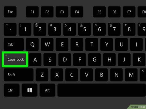 Caps Lock Nasıl Kapatılır Wikihow