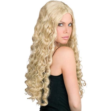 Long And Luscious Blond Wig Party City