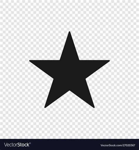 5 Point Classic Star Royalty Free Vector Image