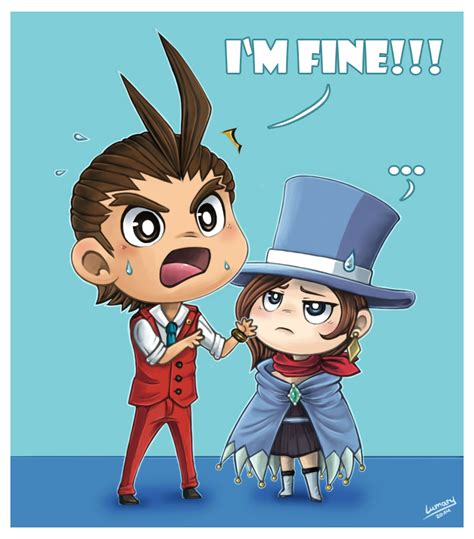 Ace Attorney Fanart Im Fine By Lumary92 On Deviantart