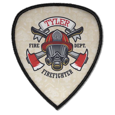 Custom Firefighter Iron On Patches Personalized Youcustomizeit